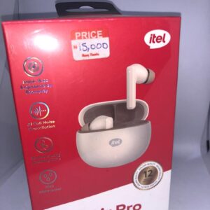 Itel BudsAir Pro Bluetooth Super Bass, Good Music, Clear Calls, Waterproof