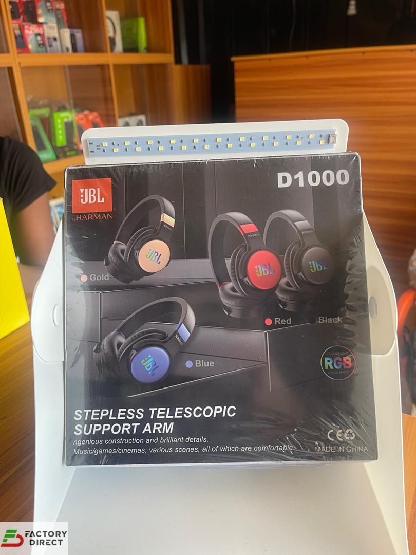 JBL D1000 Wireless HiFi BASS Music Headphone - Image 2